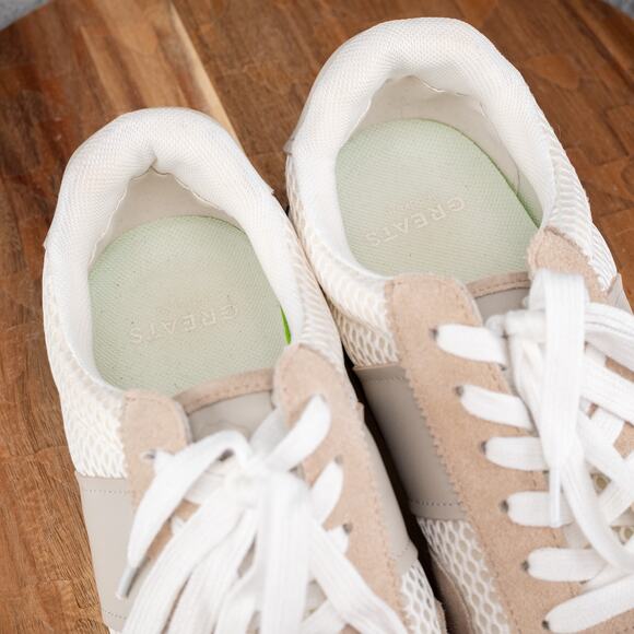 Greats Brooklyn McCarren Runner Sneakers Neutral Lace Up Sneakers US 9.5 - Picture 6 of 9